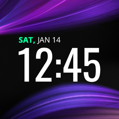 Digital Clock Widget – Custom