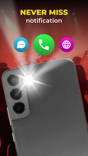 Never miss notifications with Flash Alerts supporting multiple apps including messaging, calling, and web with bright camera torch alerts